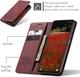 Чохол книжка з магнітом Xiaomi Redmi Note 12 Pro+ 5G CaseMe Wine (34703-42) - зображення 4