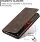 Чохол книжка з магнітом Xiaomi Redmi Note 12 Pro+ 5G CaseMe Dark Brown (34703-05) - зображення 5