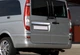 Накладка над номером (2-двер, нерж) Carmos - турецька сталь (без напису) для Mercedes Vito W639 2004-2015рр - зображення 2