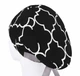 Медицинская шапочка женская HeadwearUniverse универсальная принт Марокко чёрный - изображение 2