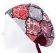 Медицинская шапочка женская HeadwearUniverse универсальная принт Марокко бордо - изображение 3