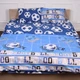 Комплект постільної білизни Бязь Football Blue 110х140 см Синій - зображення 1
