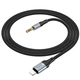 Кабель Hoco UPA26 AUX Lightning to Jack 3.5 1М Чорний - изображение 4
