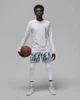 Тайтси чоловічі баскетбольні Jordan Sport Dri-FIT Men's 3/4 Tights розмір XL (DX3139-100) - зображення 7