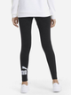 Legginsy sportowe damskie Puma Ess Logo Leggings 586832-01 XL Czarne (4063697216402) - obraz 2