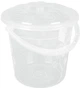 Відро з кришкою Asude Plastik 10 л Прозоре (ASD103) - зображення 1