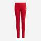 Legginsy dziecięce dla dziewczynki sportowe Adidas G 3S Tight GT6890 110 cm Czerwone (4064054888041) - obraz 1