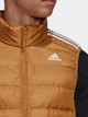 Bezrękawnik męski puchowy adidas Ess Down Vest HK4651 M Brązowy (4065432011082) - obraz 4