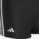 Kąpielówki młodzieżowe chłopięce bokserki adidas 3S Boxer HR7476 140 cm Czarne (4066745057019) - obraz 3