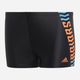 Kąpielówki chłopięce bokserki adidas Yb Fit Bk Boxer FL8685 104 cm Czarne (4062058607095) - obraz 1