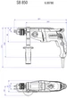 Ударная дрель Metabo SB&nbsp;850-2 (600780000) - изображение 7