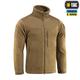 Тактична військова куртка M-Tac Alpha Microfleece Gen.II Coyote Brown S - зображення 3