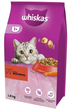 Sucha karma dla kotów Whiskas z wołowiną 1.4 kg (5998749144152) - obraz 1