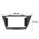 Перехідна рамка 9" Lesko для авто Toyota Prius V 2012-2017 left wheel (6902) Тойота Пріус - зображення 3