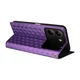 Чехол Deexe Rhombus Book для ZTE Blade A54 - Purple - изображение 2