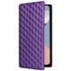 Чехол Deexe Rhombus Book для ZTE Blade A54 - Purple - изображение 3