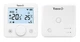 Беспроводной комнатный термостат WiFi Tervix Pro Line для газового или электрического котла, с датчиком влажности и режимами нагрева / охлаждения, белый 118231 - изображение 1