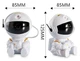 Ночник - проектор звездного неба Астронавт Astronaut сидящий со звездой космонавт с пультом 8 режимов - изображение 8