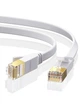 Патч корд Ugreen мережевий кабель Ethernet RJ45 Cat 7 10 Гбіт/с 600 МГц 2м White (NW263) - зображення 1