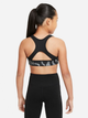 Підлітковий спортивний топ для дівчинки Nike G Nk Swoosh Aop Rev Bra DA0902-010 158-170 см Сірий (194501905121) - зображення 2