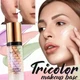 База під макіяж для обличчя триколірна Baizton Isolation Contour Color 40г - зображення 6