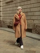 Пальто осеннее длинное женское Uniqlo 393608141 XL Коричневое (1159797455) - изображение 18