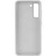 TPU чехол Epik Bonbon Metal Style для Samsung Galaxy S23+ Белый / White - изображение 3