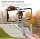 Складаний портативний 3-осьовий HQ3 стабілізатор тримач для смартфонів проти струсувань - зображення 3