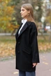 Напівпальто з вовняним утепленням Меда чорний 60 - зображення 5