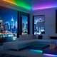 Светодиодная лента SMD 5050 RGB LED 5 м IP65 с пультом и блоком питания 220v, 5м, Лента светодиодная 5050 - изображение 4