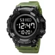 Часы наручные 1968BKBK SKMEI с подсветкой, ARMY GREEN-BLACK - изображение 1