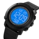 Годинник наручний 2122BKWT SKMEI з підсвічуванням, BLACK-WHITE - зображення 4