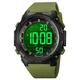 Часы наручные 1845AG SKMEI с подсветкой, ARMY GREEN-BLACK - изображение 4