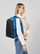 Рюкзак спортивный тканевый 17 л вмещает формат А4 Puma TeamGoal 09023802 Electric Blue Lemonade Black (4099685697540) - изображение 2
