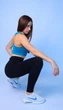 Лосины леггинсы женские спортивные с эффектом push-up (пуш-ап) Бесшовные Тайтсы Черный размер XL (70001) - изображение 7
