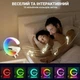 Ночник смарт-лампа акумуляторна Light Sound Machine з бездротовою зарядкою 15W GА White - зображення 5