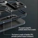 TPU+PC чехол Nillkin CamShield Armor (шторка на камеру) для Apple iPhone 15 Pro (6.1") Черный - изображение 8