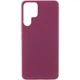 Чохол Silicone Cover Lakshmi (AAA) Samsung Galaxy S22 Ultra Бордовий / Plum Без бренду - зображення 1