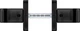 Комплект дверных ручек Rostex Ravena H53 38-52 мм 2 шт Черный матовый (RST-4068880496) - изображение 4