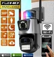 Уличная охранная поворотная WIFI камера Dual Lens Zoom 8MP сирена (1712OP103) - изображение 8