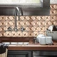 Самоклеюча панель під алюміній Sticker Wall SW-00001416 30*30см*3мм Золотисто-рожевий - зображення 5