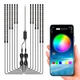 Комплект светодиодной RGB подсветки KIEND MT12 Bluetooth для мотоцикла Черный (1013-482-00) - изображение 1