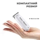 Детская машинка для стрижки детей новорожденных бесшумная тихая Kemei Белая - изображение 4