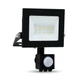 Cвітлодіодний прожектор ARDERO LL-2010ARD 10W 800Lm 6500K чорний IP65 з датчиком - зображення 2