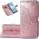 Кожаный чехол-книжка Art Case с визитницей для Xiaomi Redmi Note 10 5G / Poco M3 Pro Розовый Без бренда - изображение 6