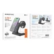 Бездротова зарядка Qi 3в1 Borofone BQ26 |15W Max| Док-станція для iPhone + iWatch + Airpods Black - зображення 6
