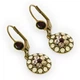 Винтажные серьги Michal Negrin с бордовыми кристаллами Swarovski - изображение 1