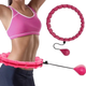 Массажний обруч Hula Hoop, з 24 знімними секціями, з обтяжувачем, для масажу, фітнесу, схуднення, регулювань - зображення 2