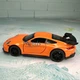 Машинка Porsche 911 GT3 детская игрушка моделька металлическая коллекционная 15 см Оранжевый (6236219) - изображение 5