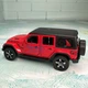 Машинка іграшка Jeep Wrangler Rubicon моделька металева колекційна 15 см Червоний (2805218) - зображення 3